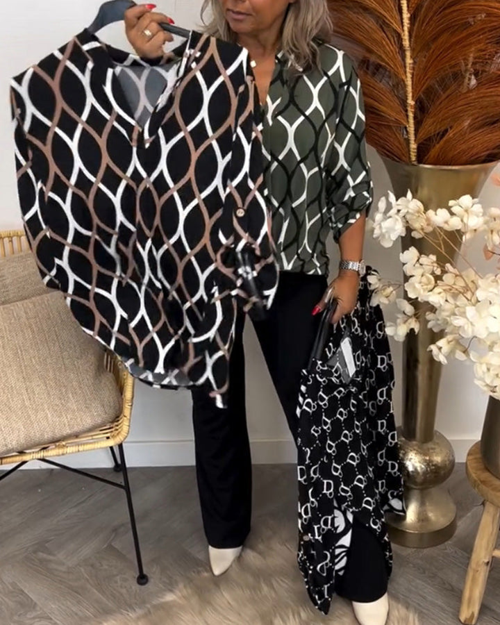 Kornelia – Fashionable Printed Blouse