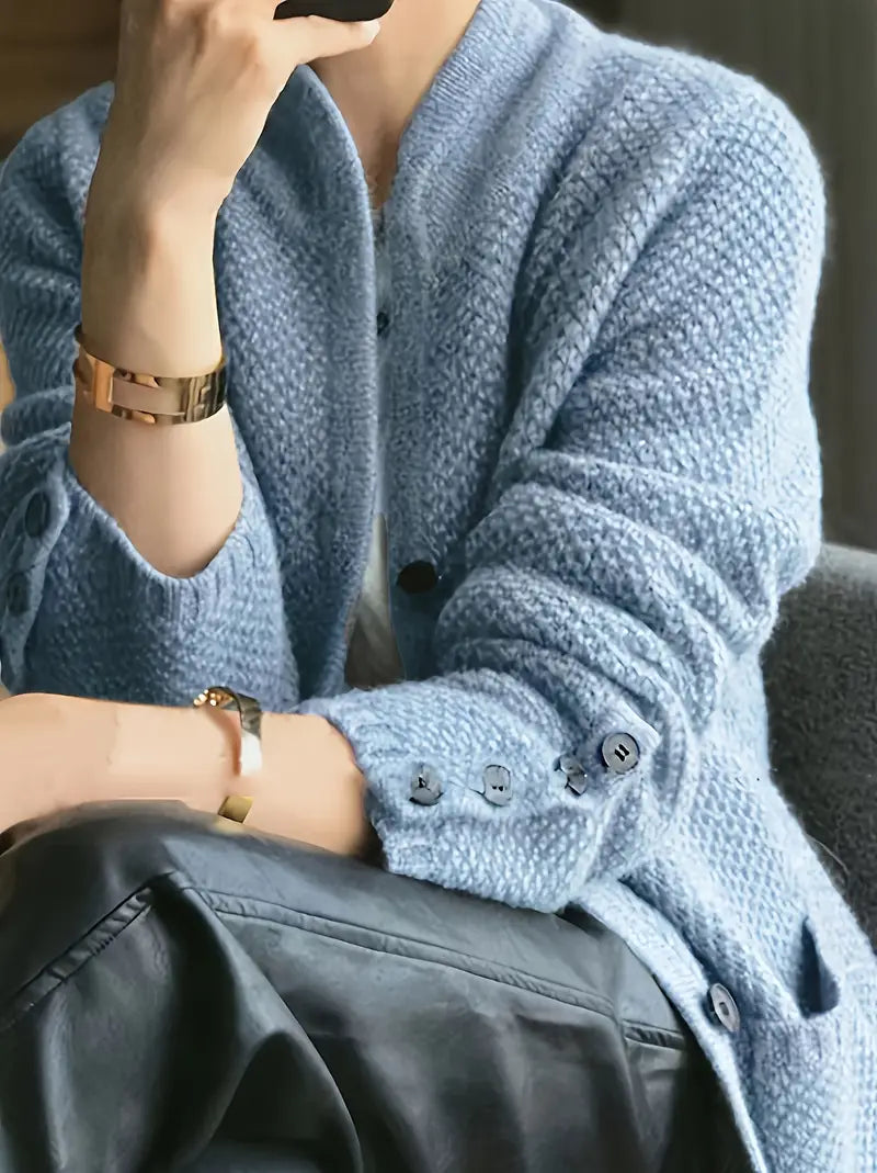 Georgene – Warm & Cozy Knitted Sweater Jacket