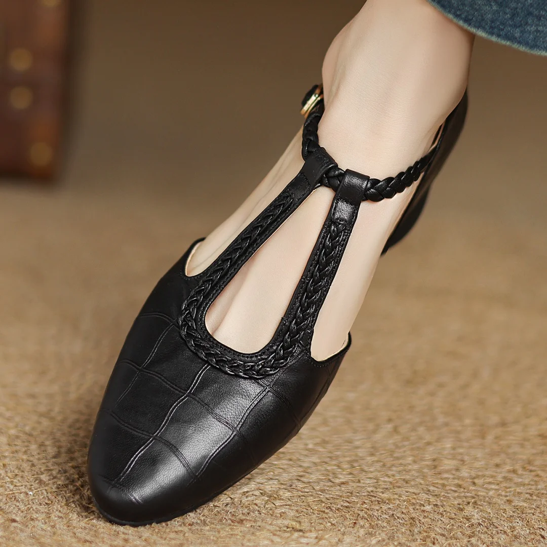 Gerda - Leather Mary Janes - Elegant and Comfortable for Your Special Days