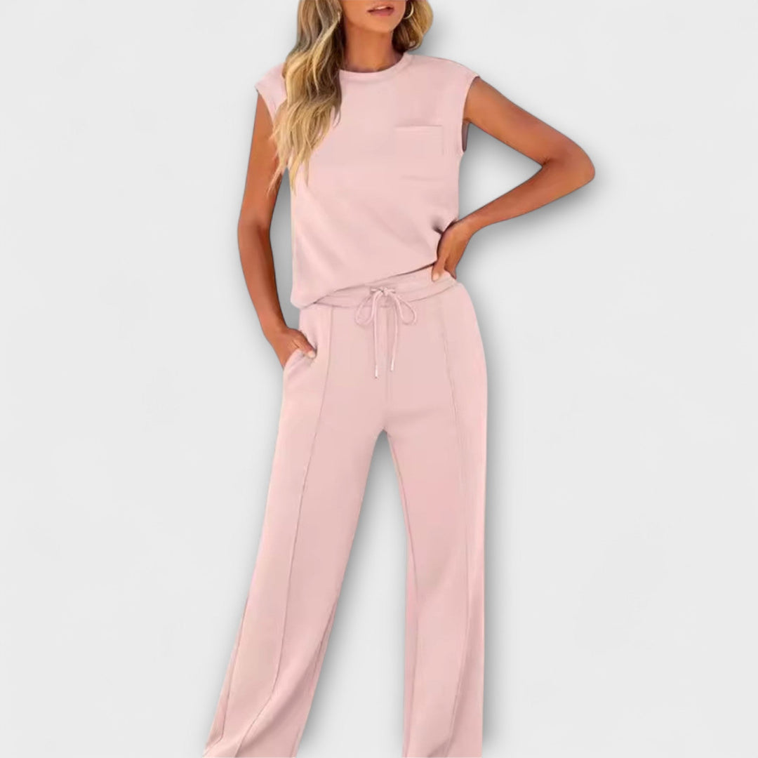 Natasha – Sleeveless Chic Set