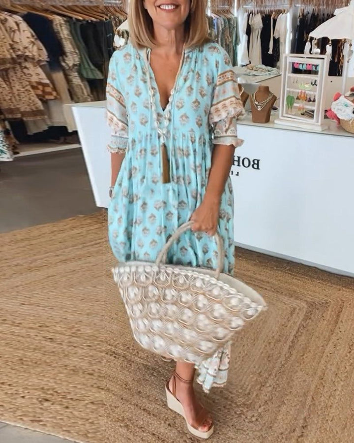 Riley - Colourful Boho Dress