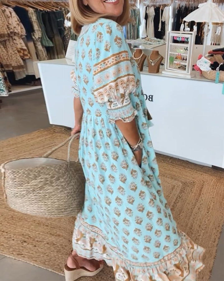 Riley - Colourful Boho Dress