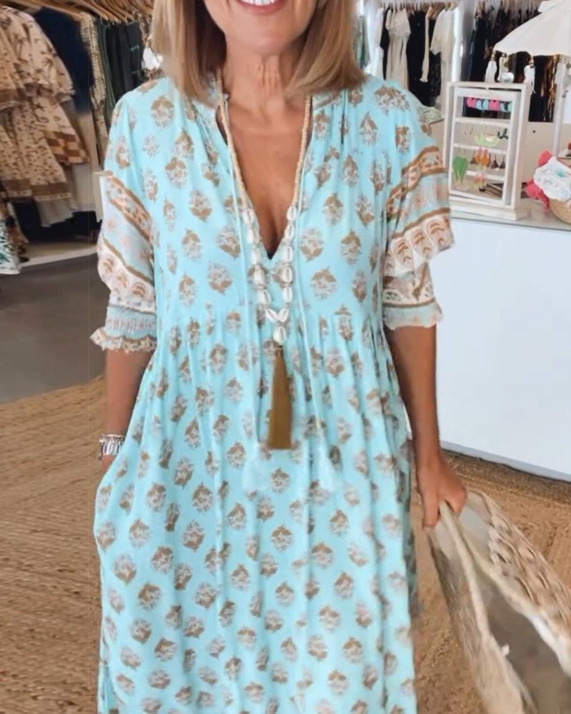 Riley - Colourful Boho Dress