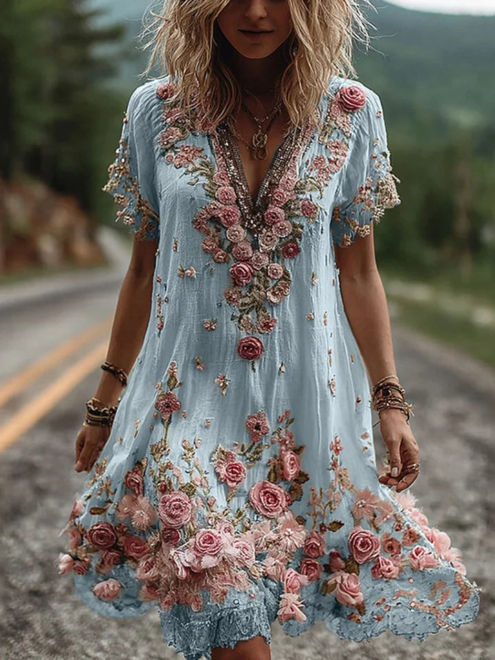 Marla - Elegant Flower Dress
