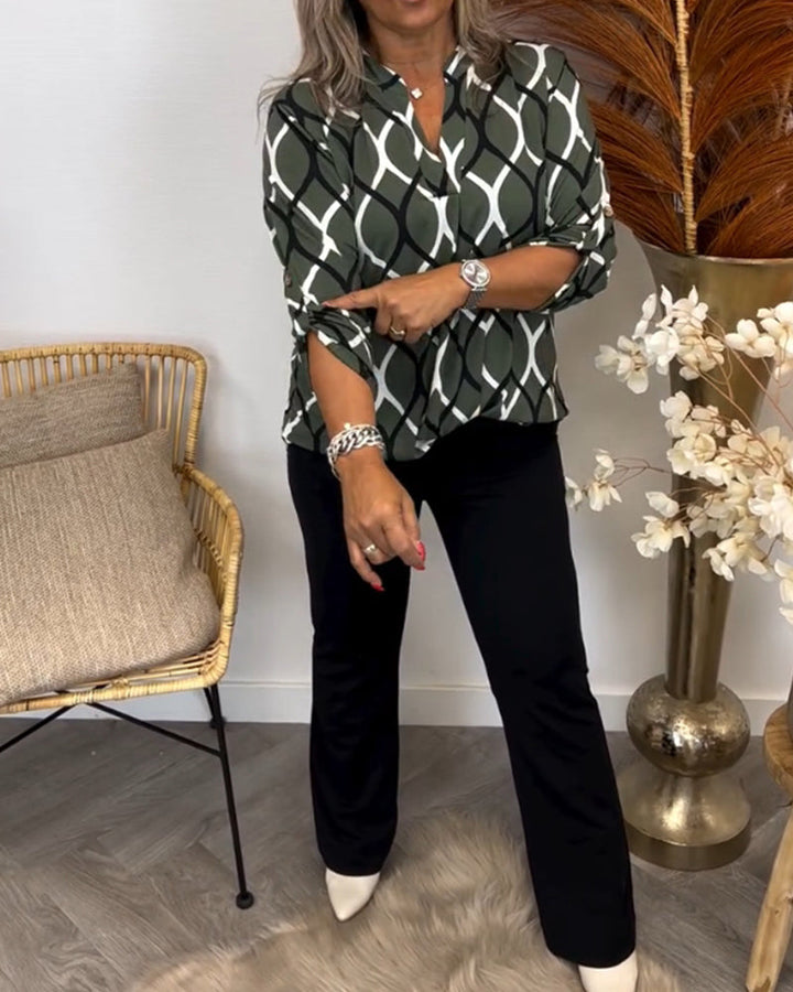 Kornelia – Fashionable Printed Blouse