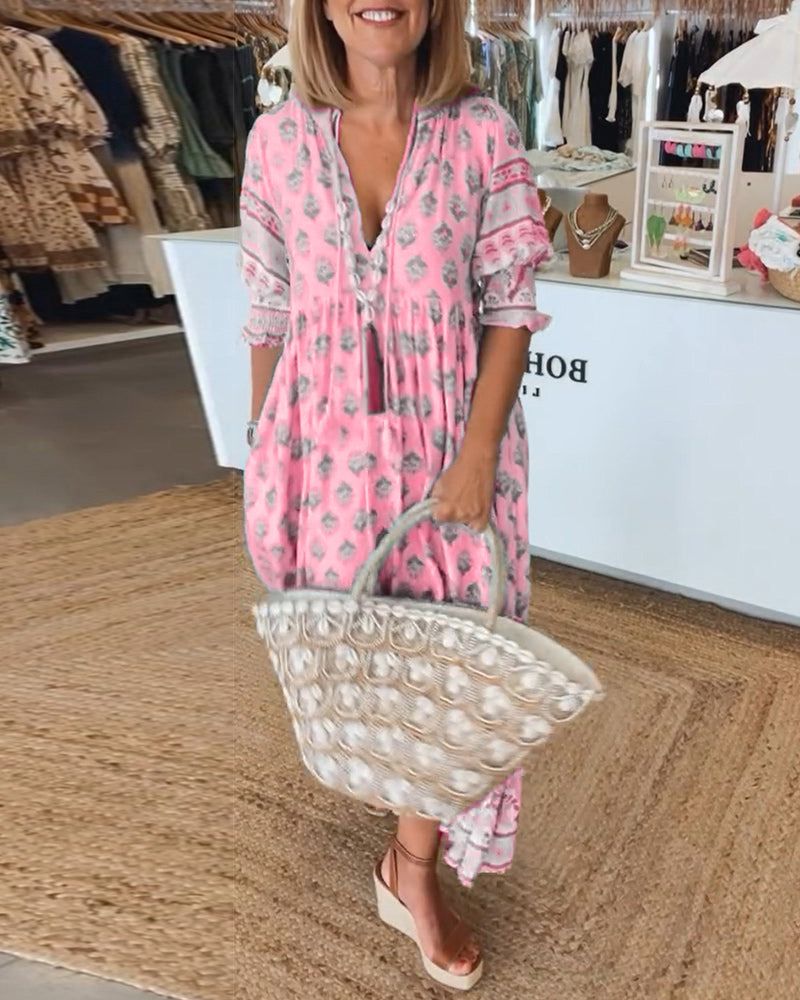 Riley - Colourful Boho Dress