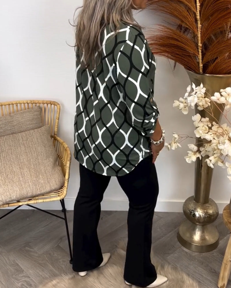 Kornelia – Fashionable Printed Blouse