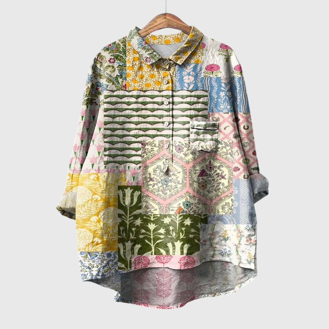 Liesa™ | Elegant Women's Floral Shirt