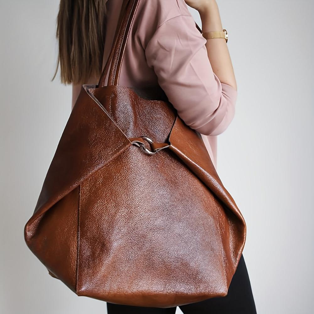Renee | Large Vintage-Inspired Shopping Bag