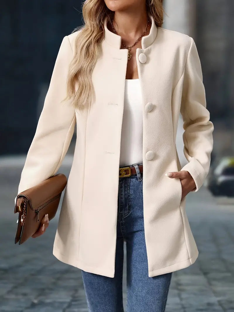 Kristin – Elegant Long Blazer-Style Jacket