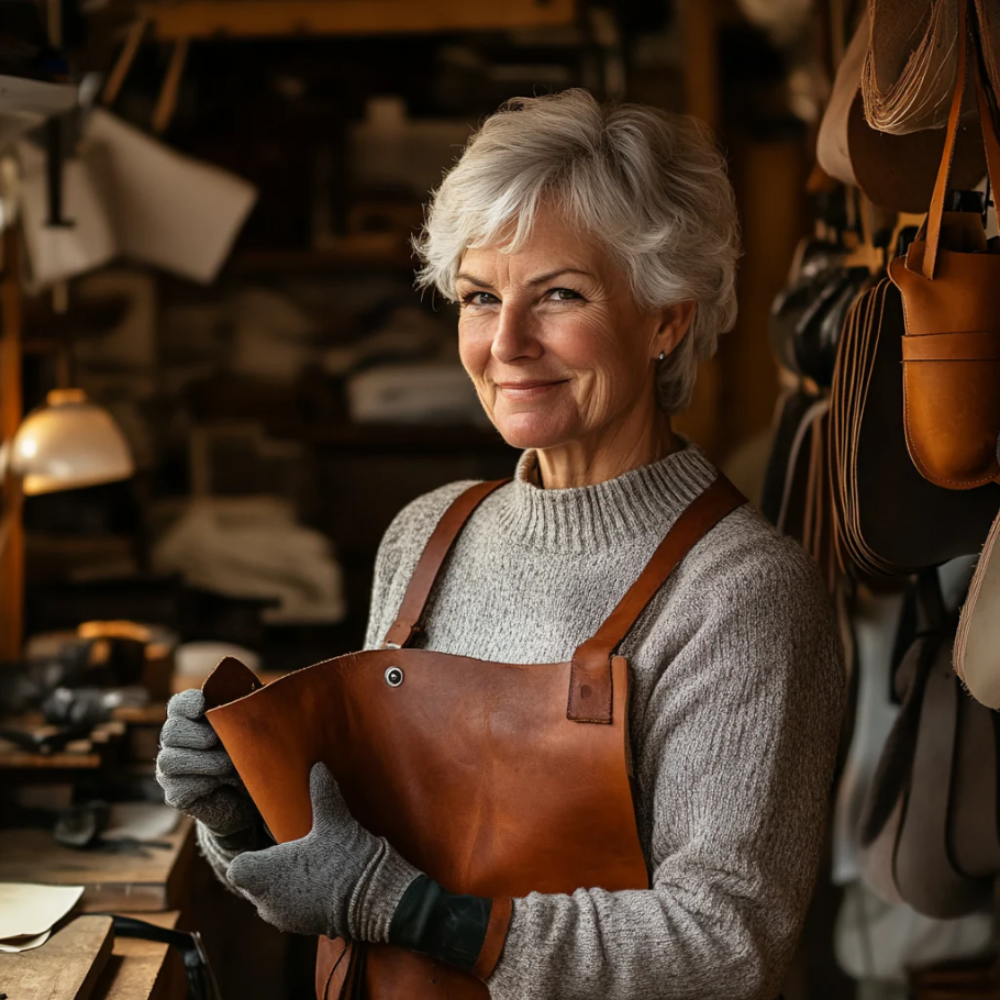 Mila | Timeless Vintage Bag with Elegant Saddle Strap Closure