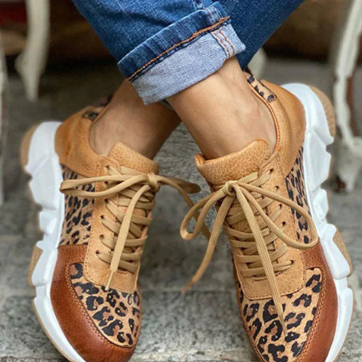 Esty – Chic Comfort Leopard Sneakers