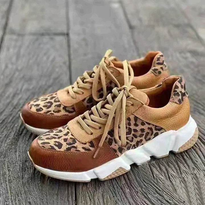 Esty – Chic Comfort Leopard Sneakers