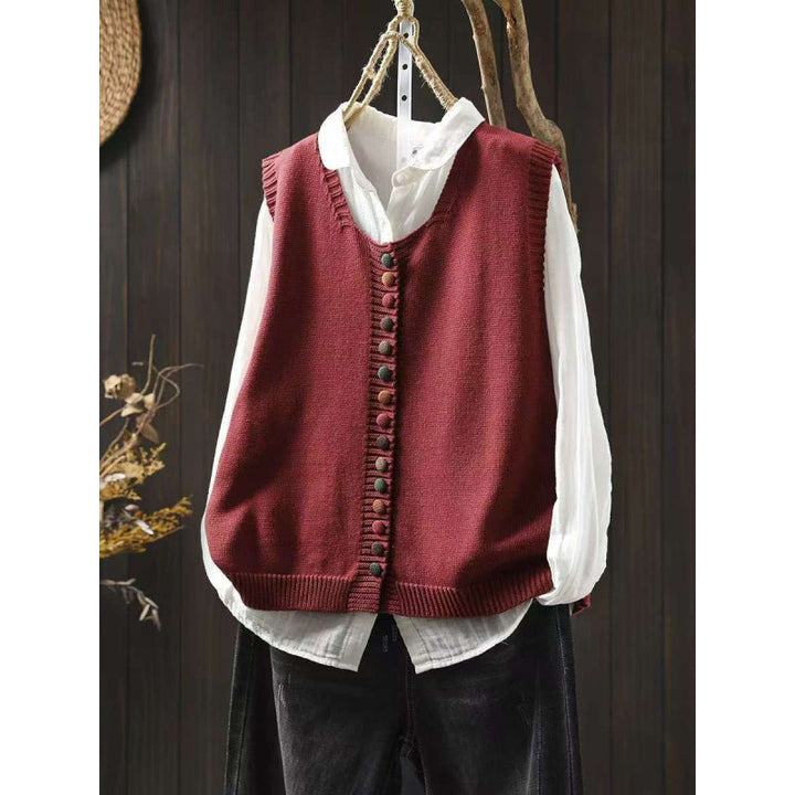 Joy – Timeless Sleeveless Knit Vest