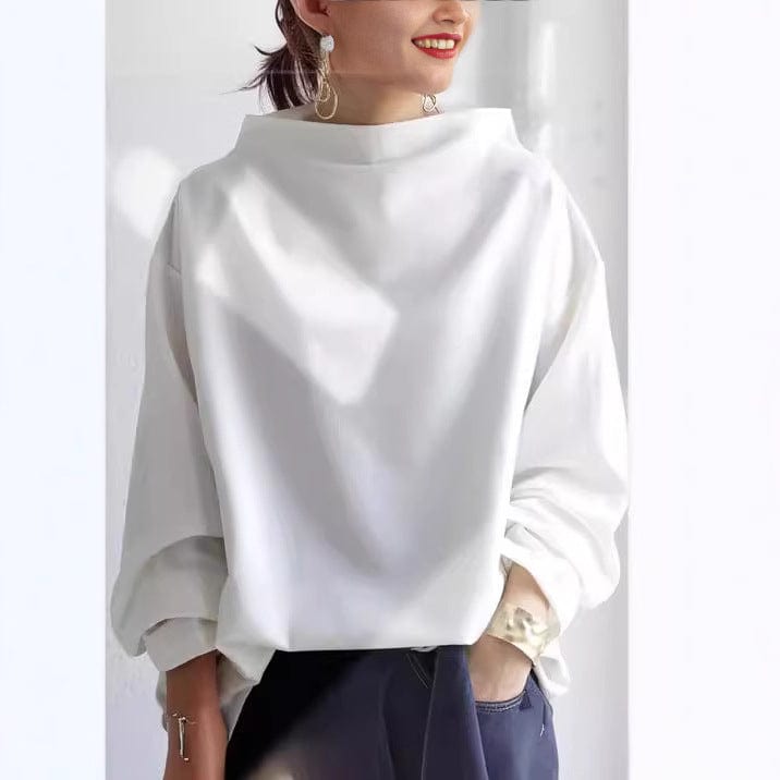 Meena – Elegant High-Neck Sweater