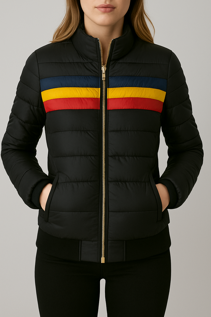 Elaine - Stylish Retro Style Hooded Jacket