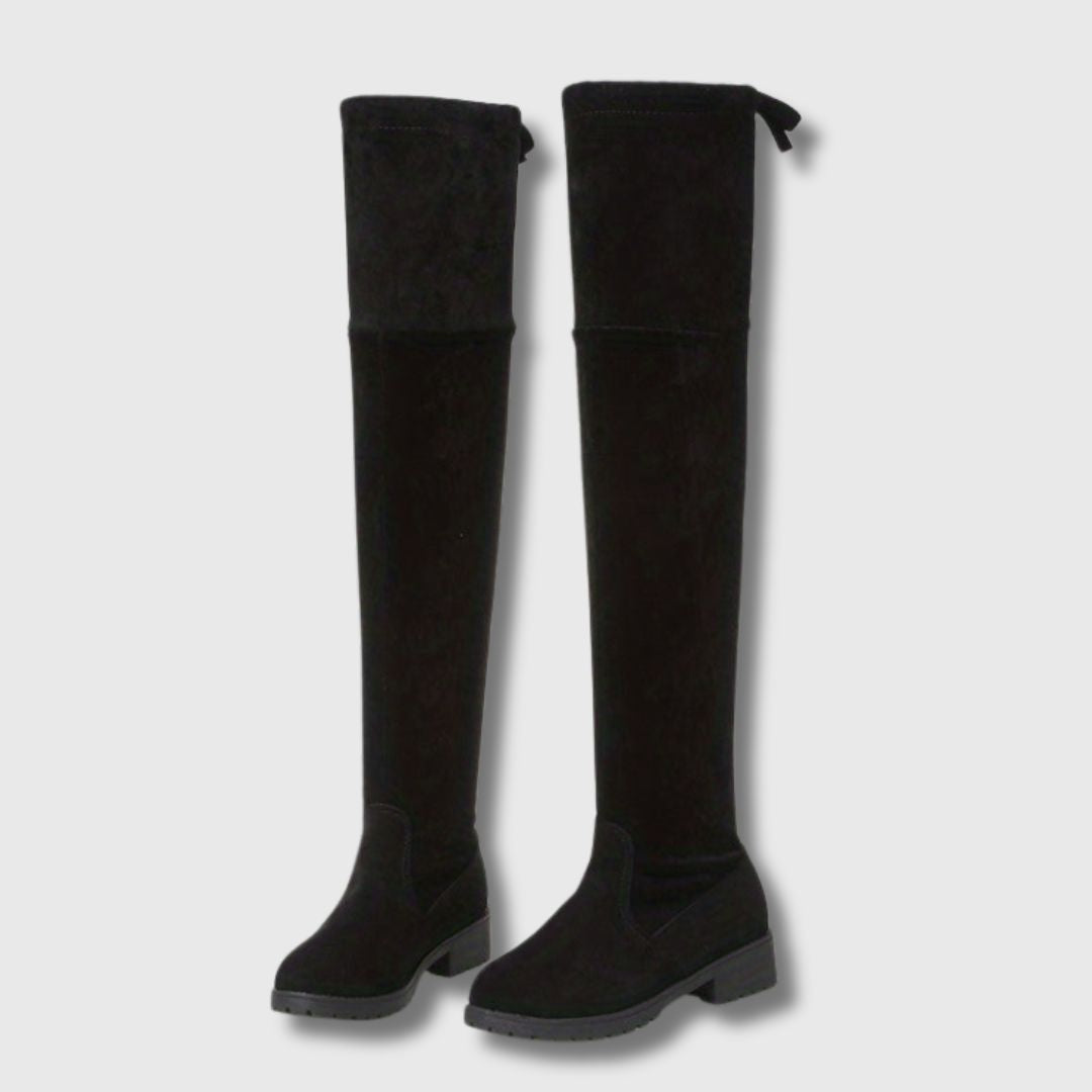 Suzanne – Women's Flat Heel Over-the-Knee Boots | Limited Edition