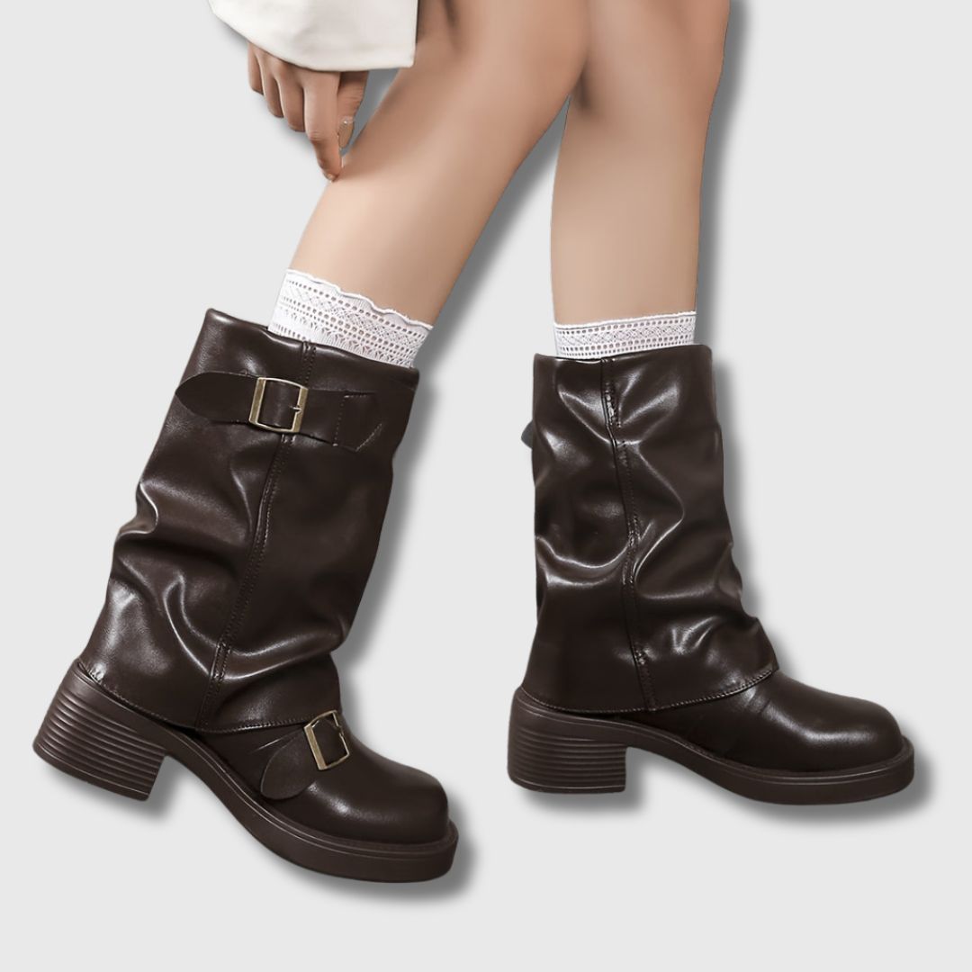 Elena – Women's Lace-Up Western Boots | Limited Edition