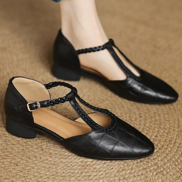 Gerda - Leather Mary Janes - Elegant and Comfortable for Your Special Days
