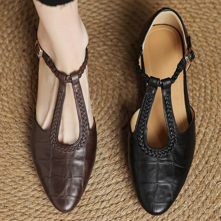 Gerda - Leather Mary Janes - Elegant and Comfortable for Your Special Days