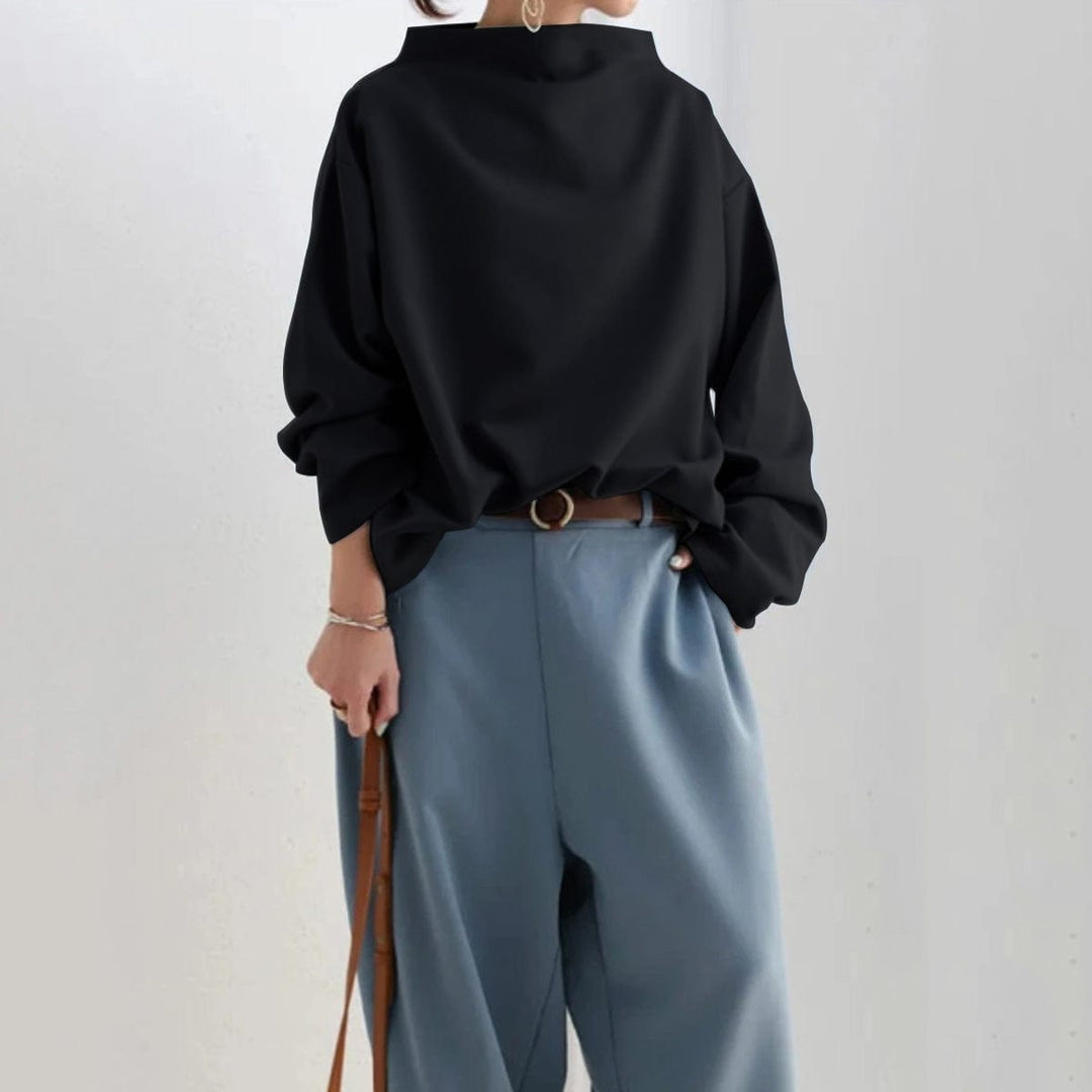 Meena – Elegant High-Neck Sweater
