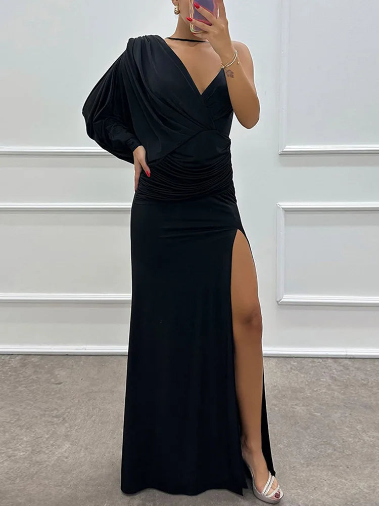 Iliana - One-Shoulder Dress