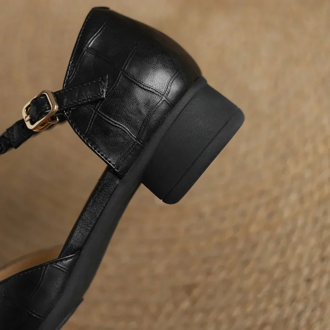 Gerda - Leather Mary Janes - Elegant and Comfortable for Your Special Days
