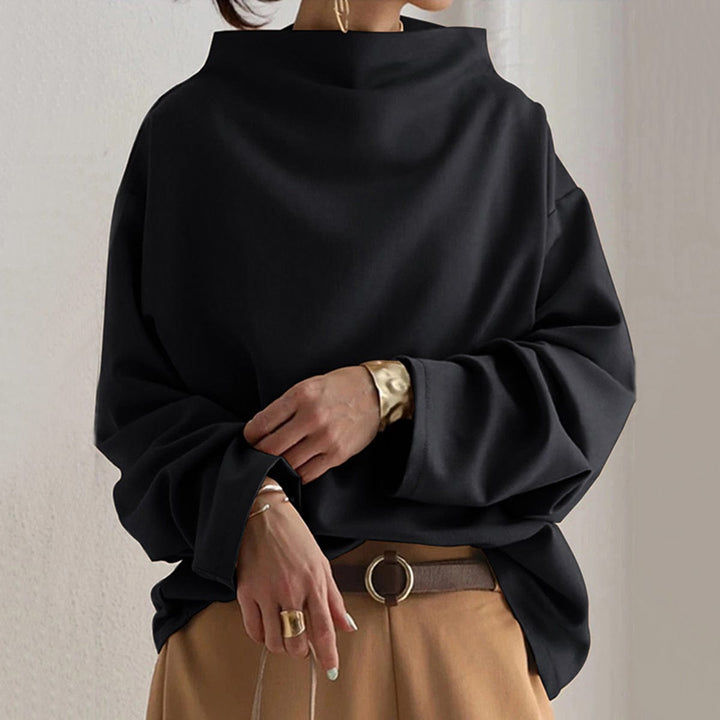Meena – Elegant High-Neck Sweater