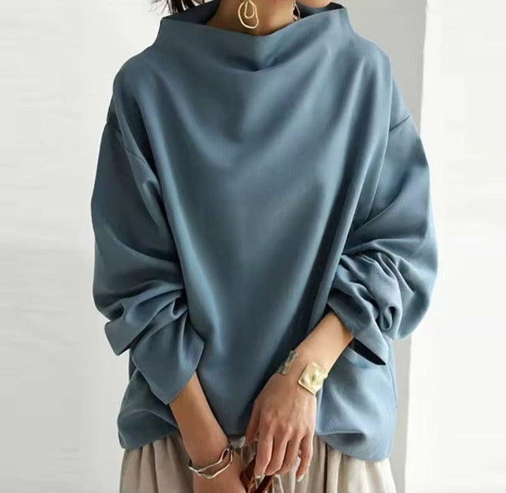 Meena – Elegant High-Neck Sweater