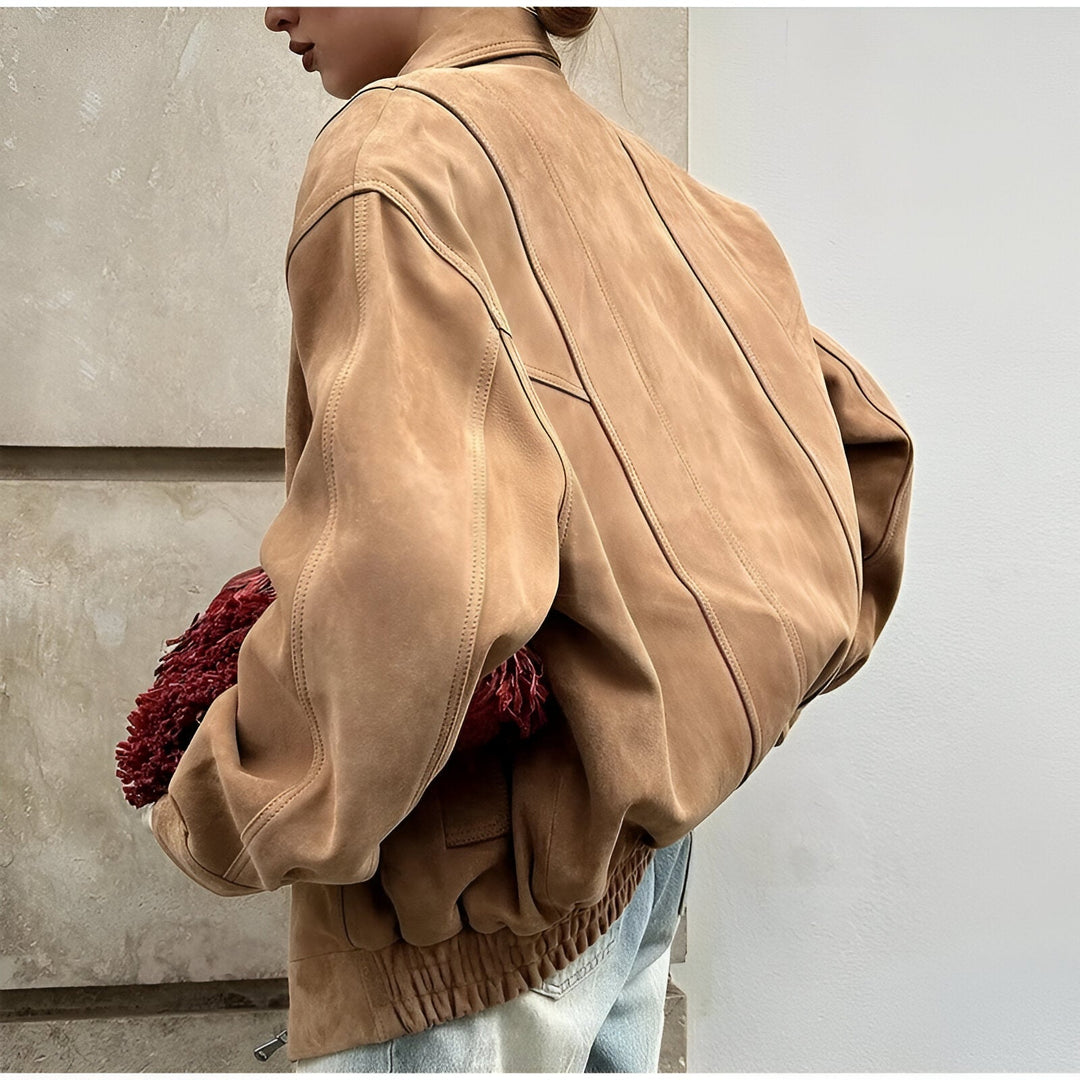 Briseis - Coat with Artistic Design and Chic look