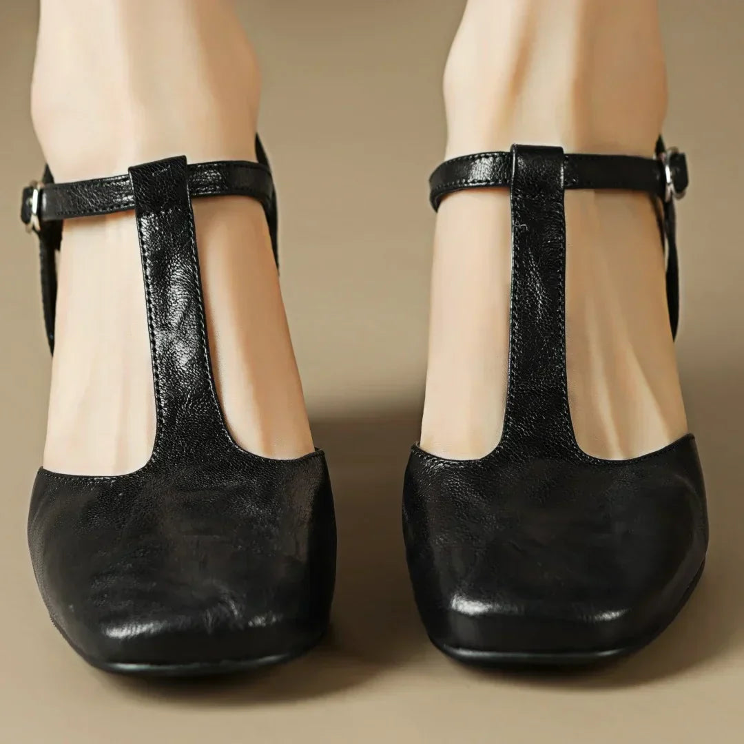 Nicoly - Leather Mary Janes - Elegant and Comfortable Shoes for Every Occasion