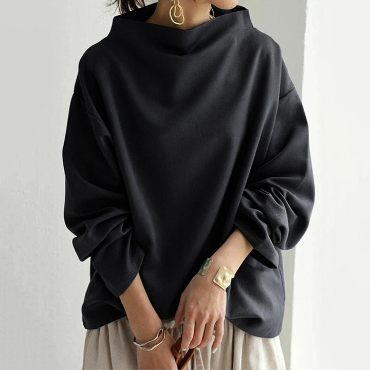 Meena – Elegant High-Neck Sweater