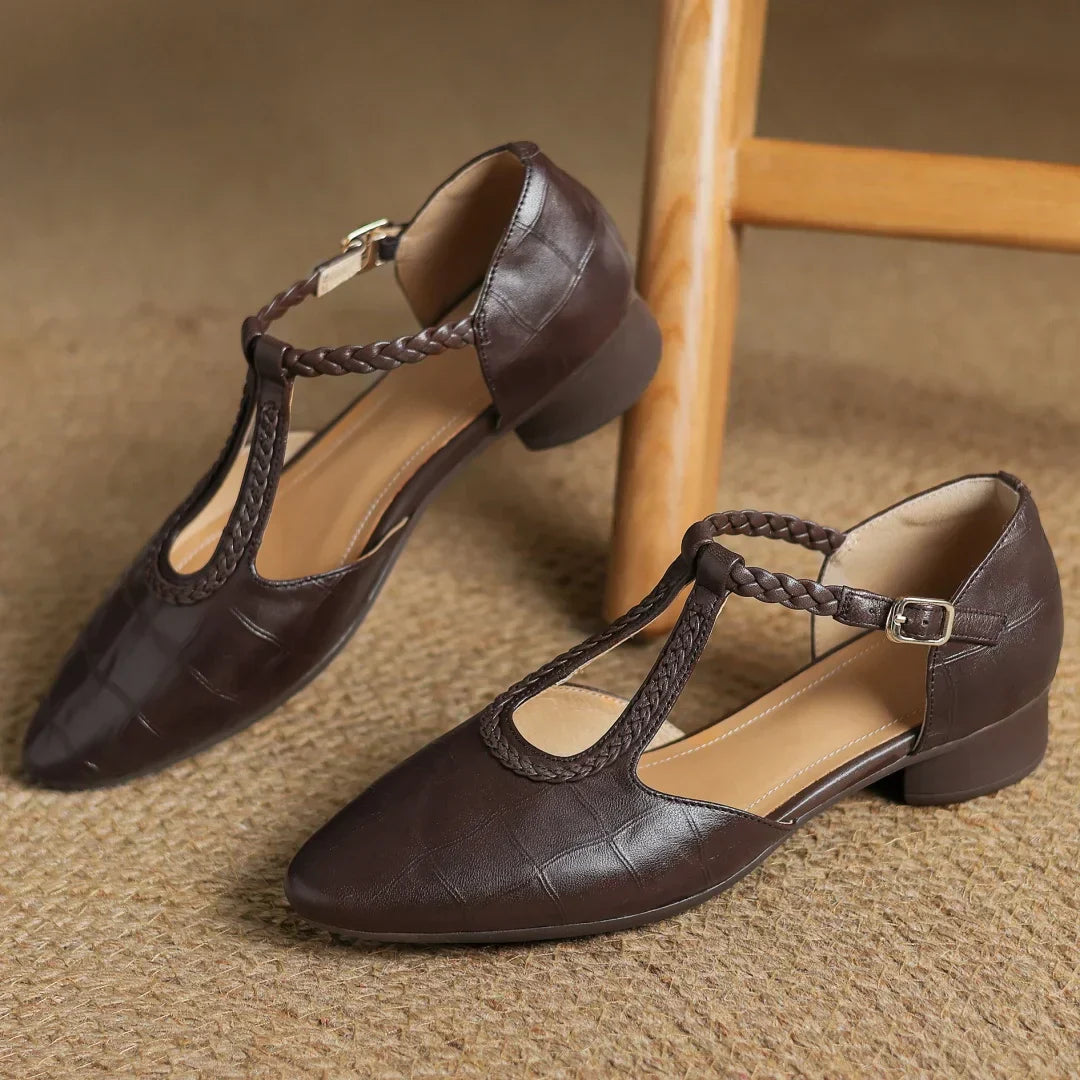 Gerda - Leather Mary Janes - Elegant and Comfortable for Your Special Days