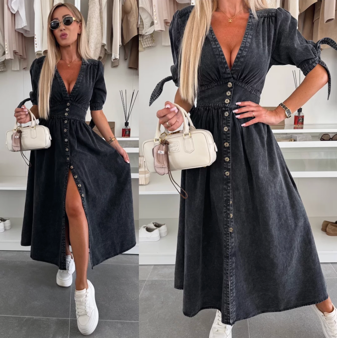 Louise - Luminescent Denim Dress
