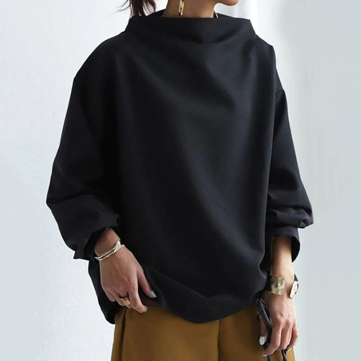 Meena – Elegant High-Neck Sweater