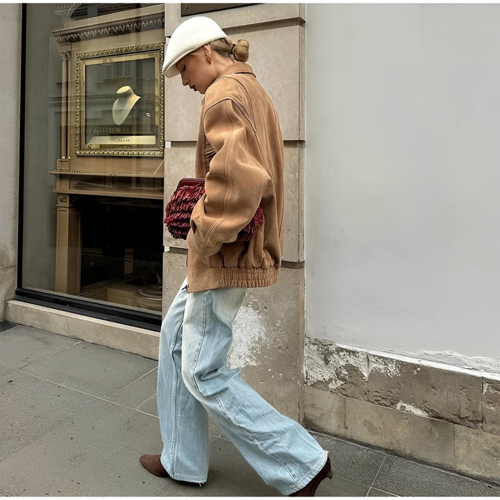 Briseis - Coat with Artistic Design and Chic look