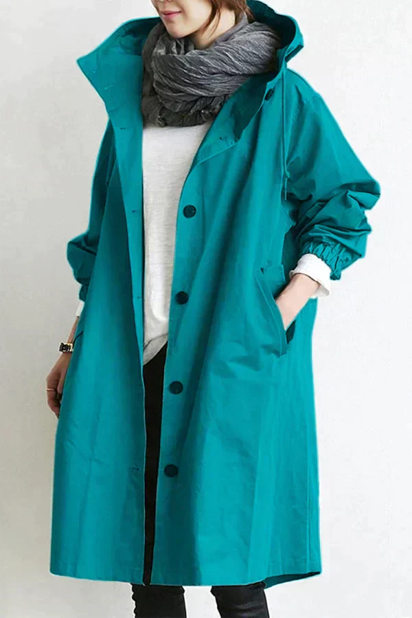 Lunara - Stylish Belt Trench Coat