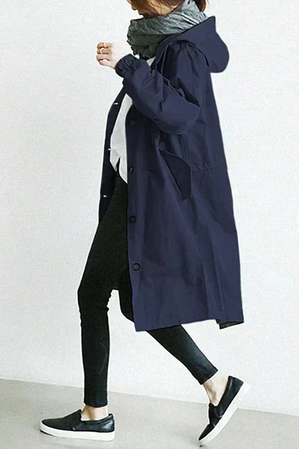 Lunara - Stylish Belt Trench Coat