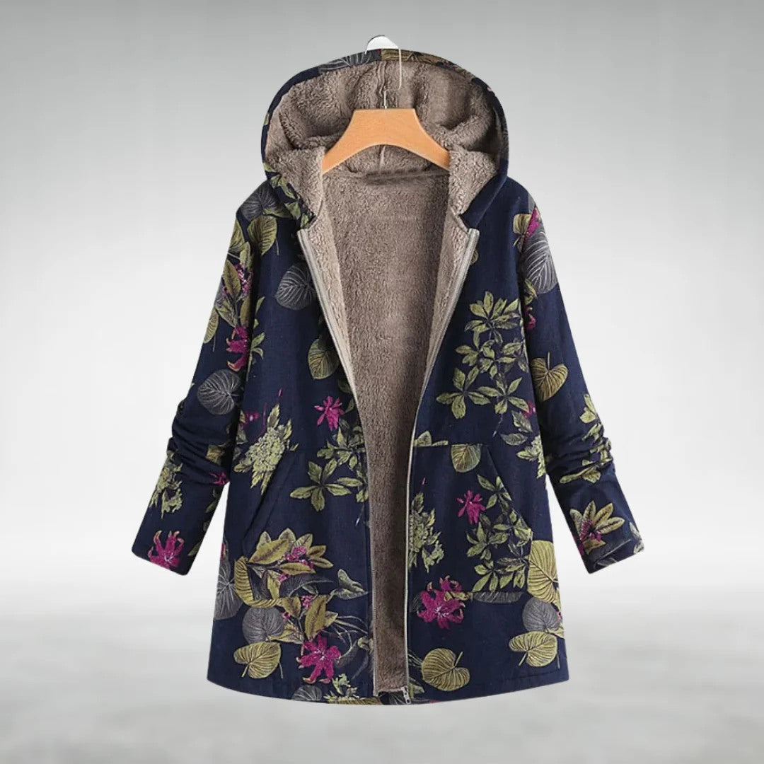 Joanna – Elegant Floral-Print Jacket