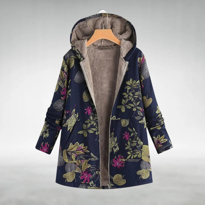 Joanna – Elegant Floral-Print Jacket