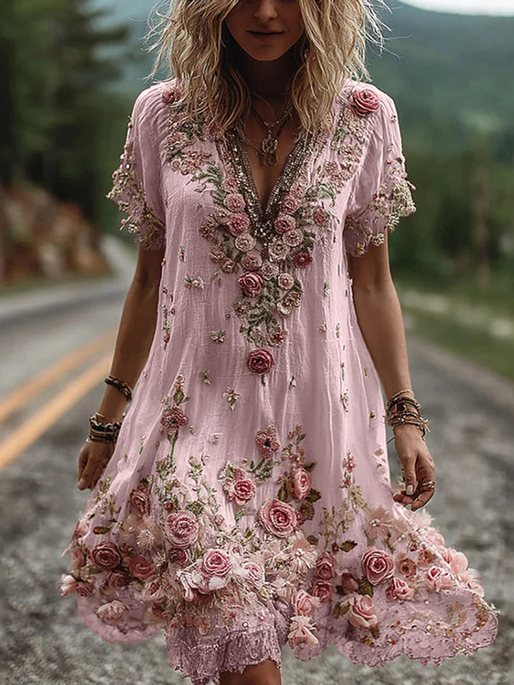 Marla - Elegant Flower Dress