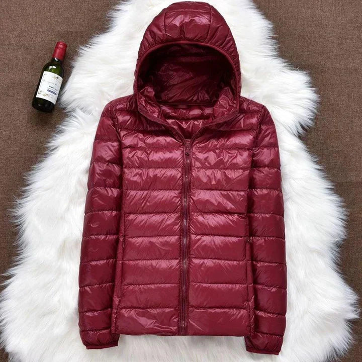 Roswitha | New Winter Jacket with White Duck Feathers