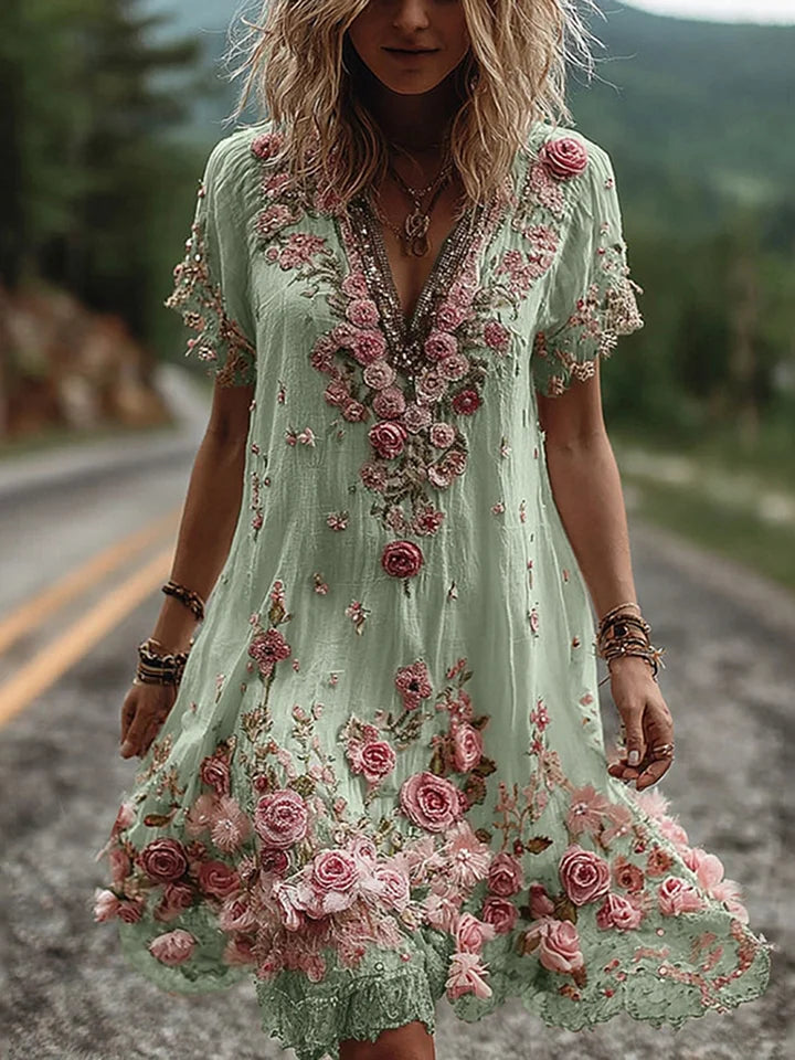 Marla - Elegant Flower Dress
