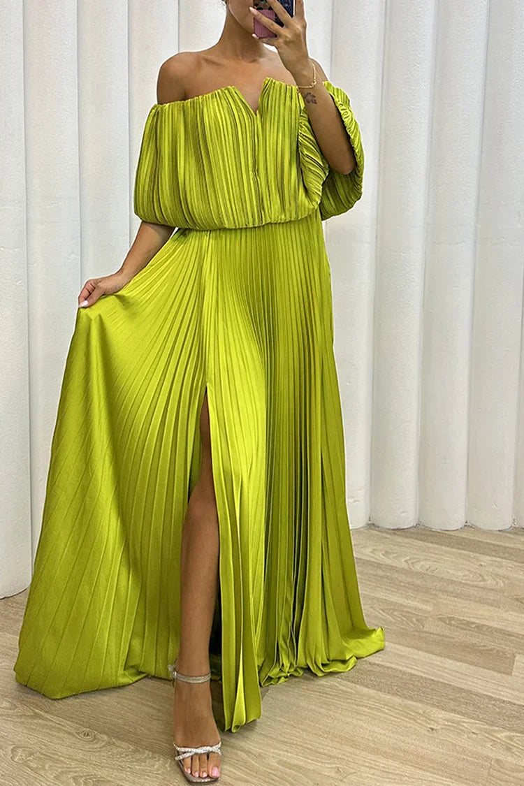 Rory - Elegant Pleated Maxi Dress