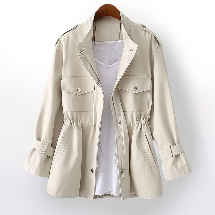Cerelia - Trench Coat  Stylish Casual Look with Luxurious