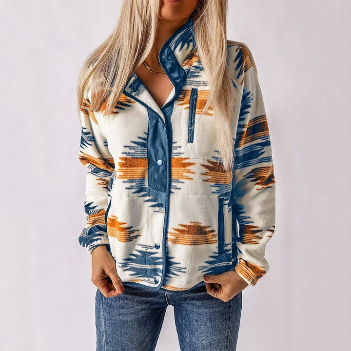 Julia - Stylish Button Placket Jacket