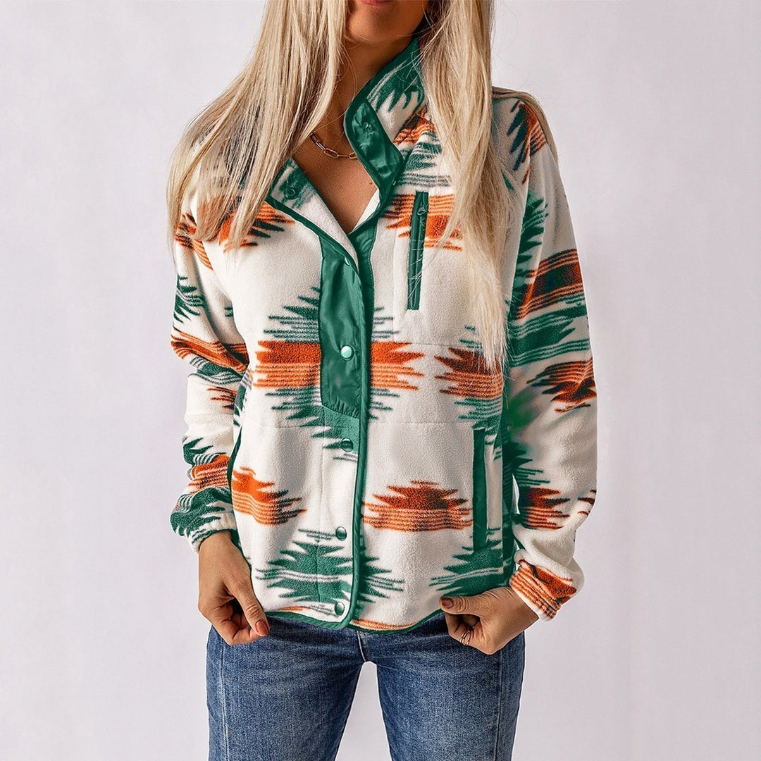 Julia - Stylish Button Placket Jacket