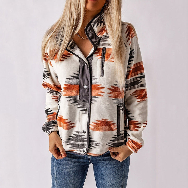 Julia - Stylish Button Placket Jacket