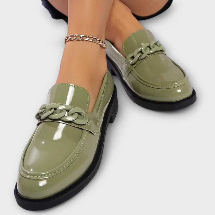 Deanne - Tea Pot Shape Casual Shoes, Loafers