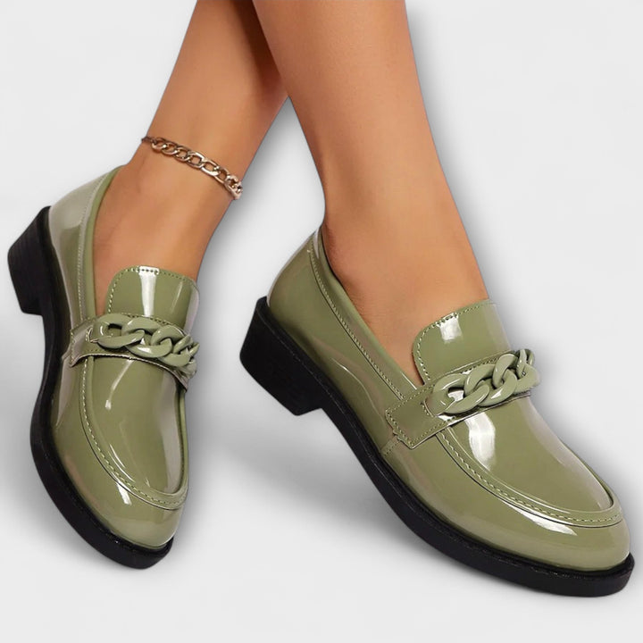 Deanne - Tea Pot Shape Casual Shoes, Loafers